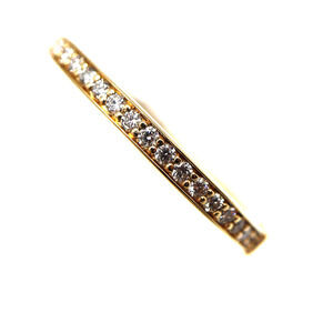 Tiffany Lock Ring Diamond Yellow Gold